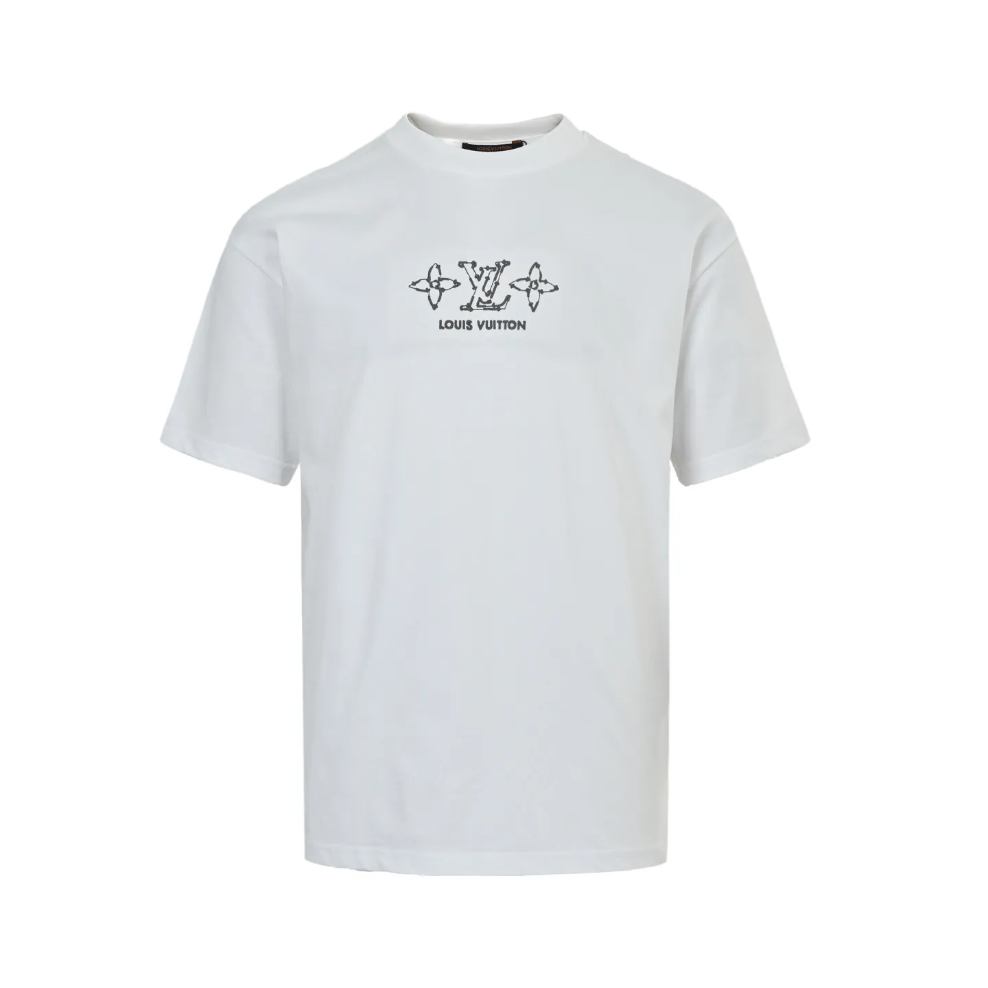 Louis Vuitton/Louis Vuitton 26ss sketch letter old flower embroidery short